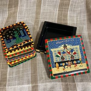 Bloomingdale’s NY City drink coasters